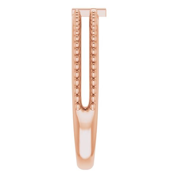 Milgrain Stackable Cross Ring - Image 4