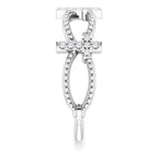 Accented Stackable Cross Ring - Image 4
