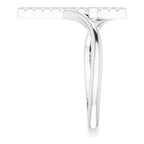 Accented Cross Bypass Ring - Image 4