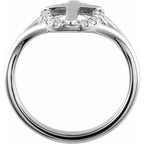 Halo-Style Cross Ring - Image 2