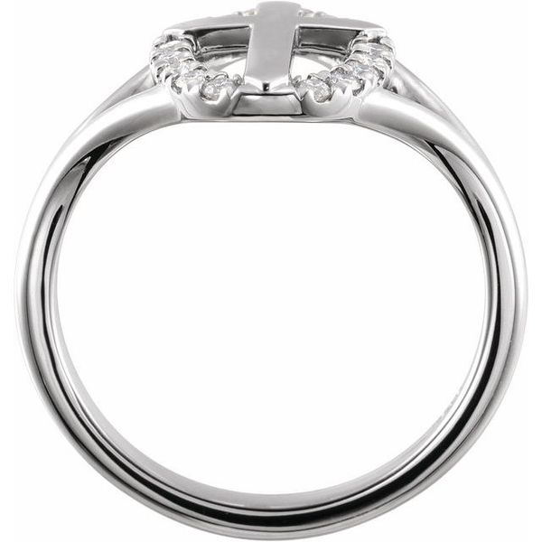Halo-Style Cross Ring - Image 2