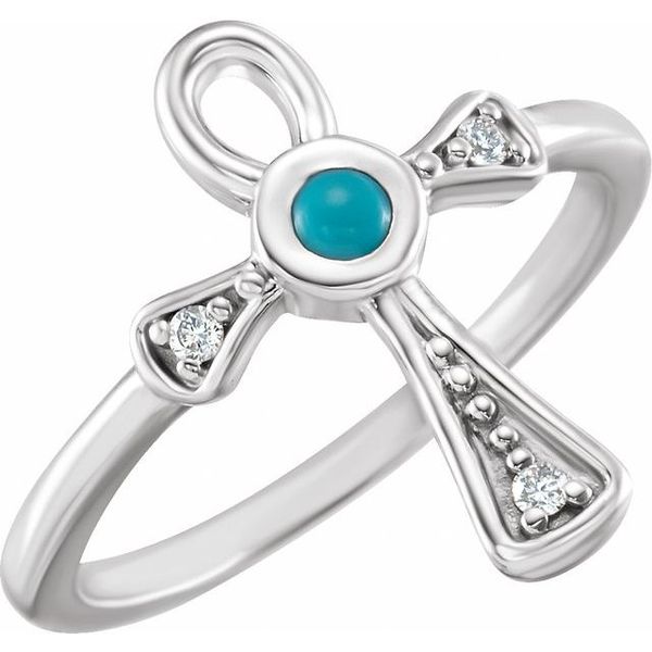 Ankh Cross Ring
