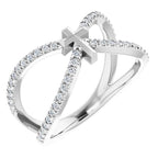 French-Set Cross Ring