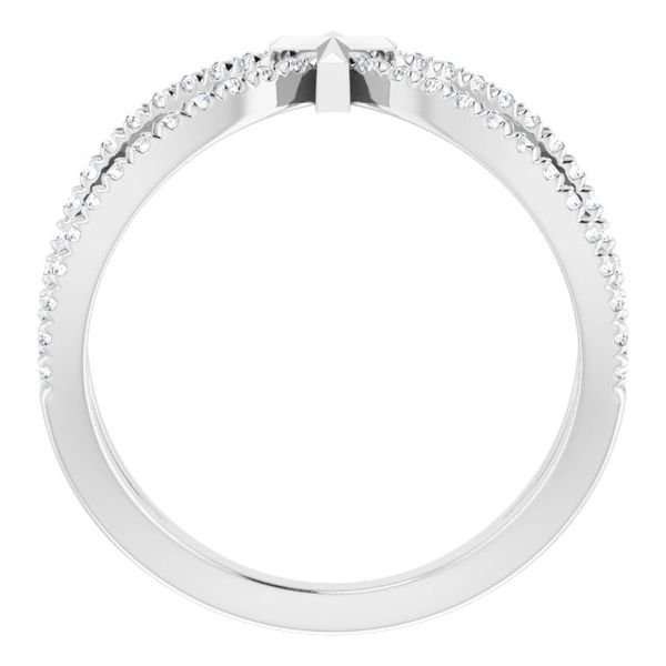 French-Set Cross Ring - Image 2