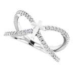 French-Set Cross Ring - Image 5
