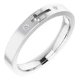 Pierced Cross Stackable Ring