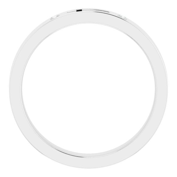 Pierced Cross Stackable Ring - Image 2