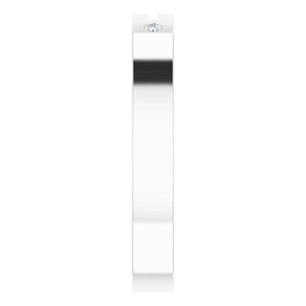 Pierced Cross Stackable Ring - Image 4