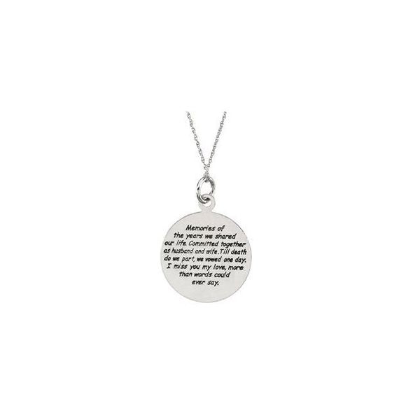 Comfort Wear Jewelry™ Loss of a Spouse Necklace - Image 2