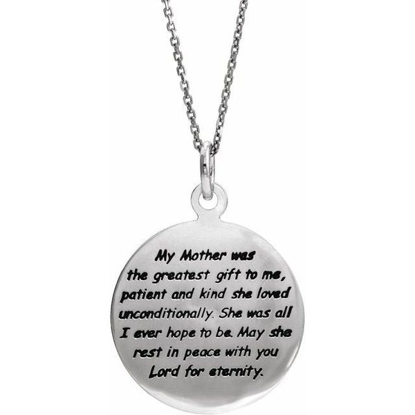 Comfort Wear Jewelry™ Loss of a Mother Necklace - Image 3