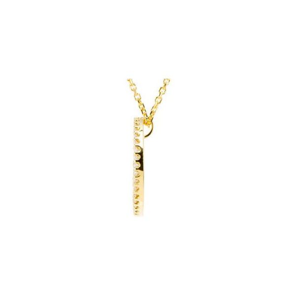 Tiny Peace Sign Necklace - Image 3