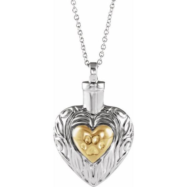 Pet Heart Ash Holder Necklace