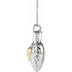 Pet Heart Ash Holder Necklace - Image 2