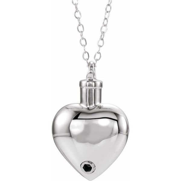 Pet Heart Ash Holder Necklace - Image 3