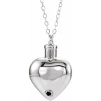 Pet Heart Ash Holder Necklace - Image 3
