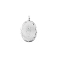 Oval Locket with Cross