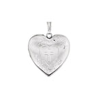 Heart Locket with Cross