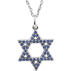 Accented Star of David Necklace