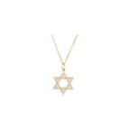 Accented Star of David Necklace