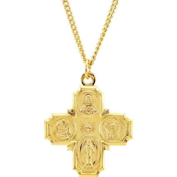 Four-Way Cross Necklace
