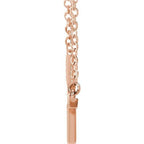 Sideways Cross Necklace - Image 2