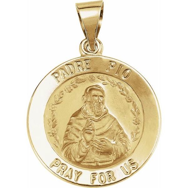 Hollow St. Padre Pio Medal