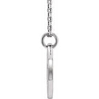 Pierced Cross Disc Necklace - Image 2