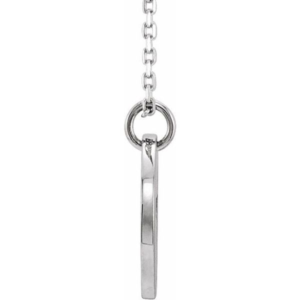Pierced Cross Disc Necklace - Image 2