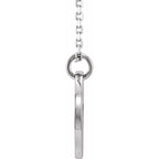 Pierced Cross Disc Necklace - Image 2