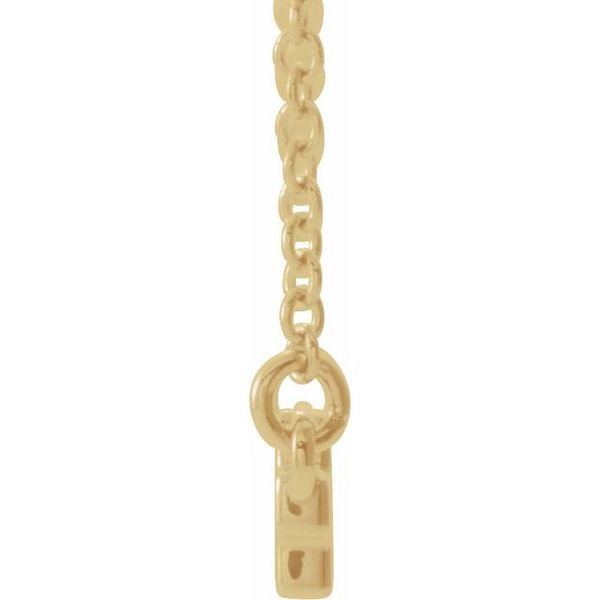 Sideways Cross Bar Necklace - Image 2