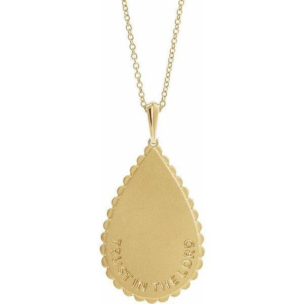 Trust in The Lord Scripture Necklace