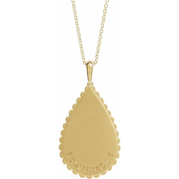 Trust in The Lord Scripture Necklace - Image 3