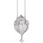 Miraculous Mary Rosary Necklace