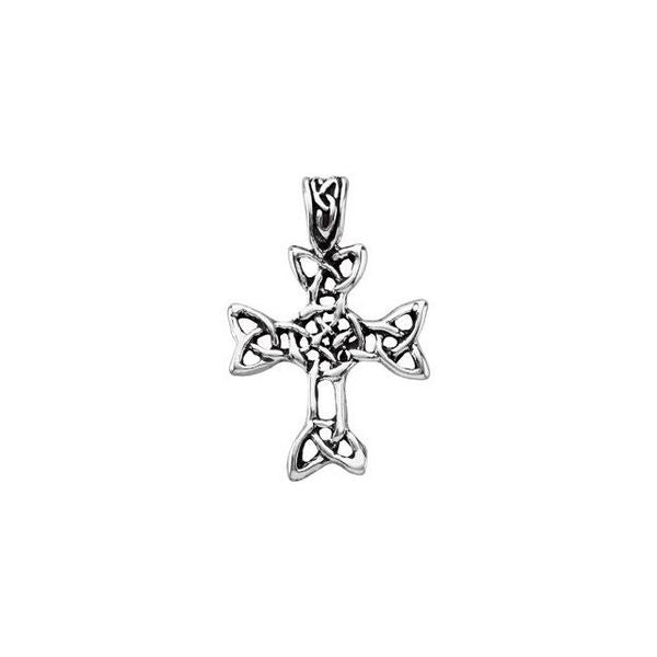 Celtic-Inspired Cross Pendant