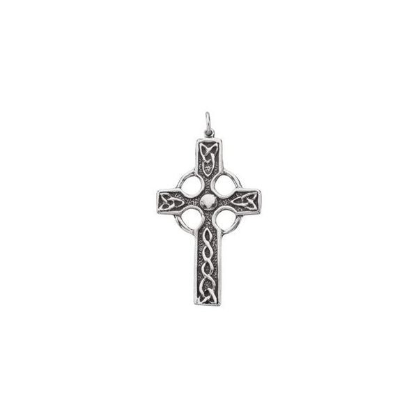Celtic-Inspired Cross Pendant