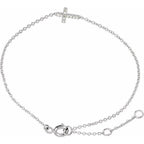Youth Sideways Cross Bracelet - Image 2