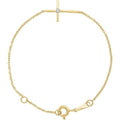 Youth Sideways Cross Bracelet