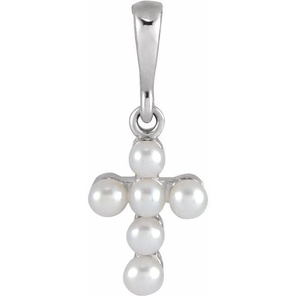 Pearl Youth Cross Pendant