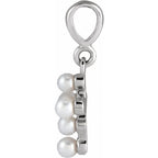 Pearl Youth Cross Pendant - Image 2