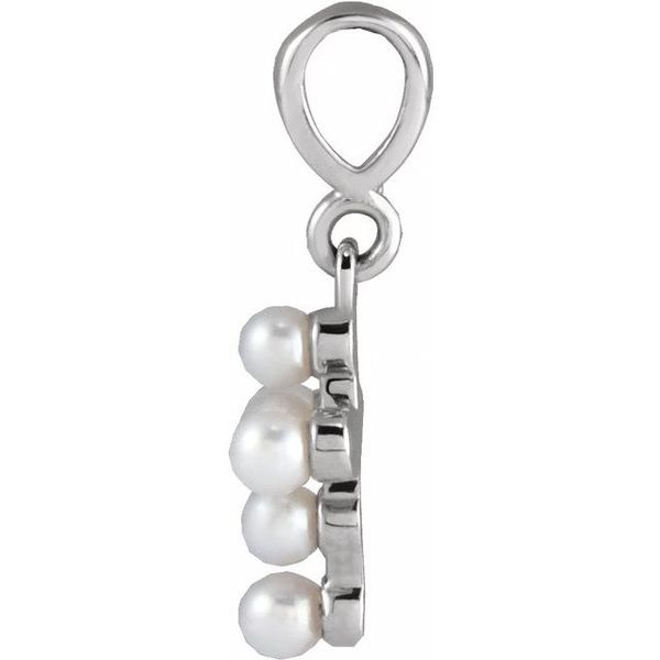 Pearl Youth Cross Pendant - Image 2