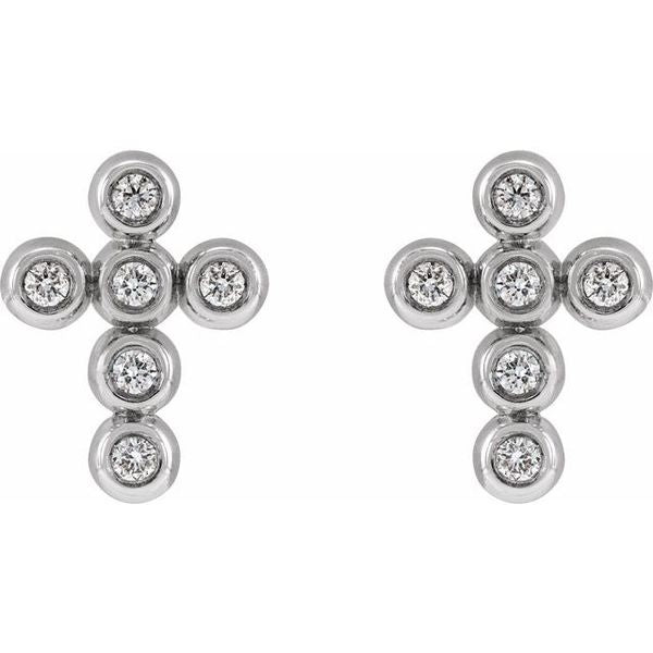 Cross Earrings - Image 2