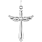 Angel Wing Cross Pendant