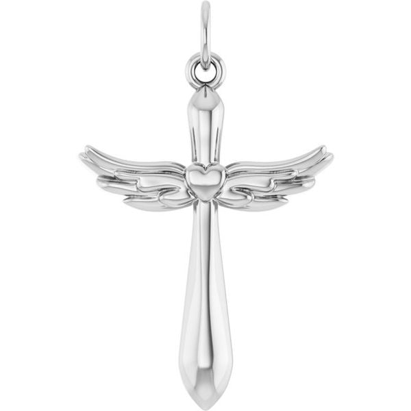 Angel Wing Cross Pendant