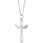 Angel Wing Cross Necklace - Image 2