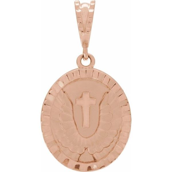 Angel Wing Coin Pendant