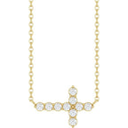 Accented Cross Necklace