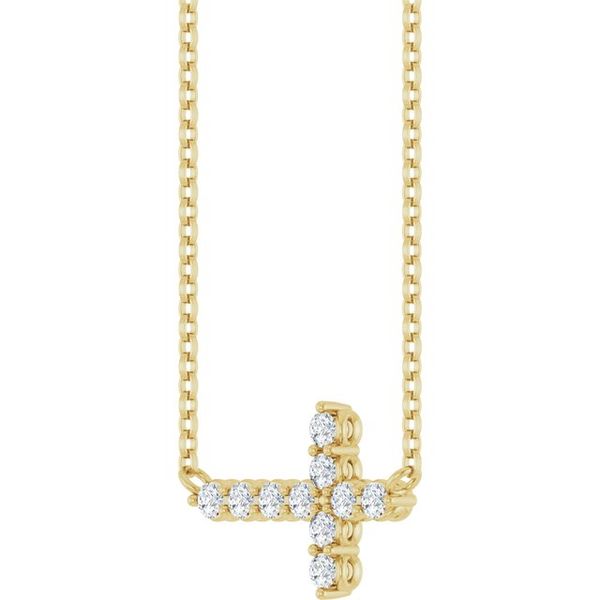 Accented Cross Necklace - Image 2