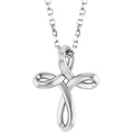 Freeform Cross Necklace