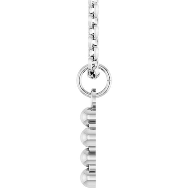 Beaded Cross Necklace - Image 3