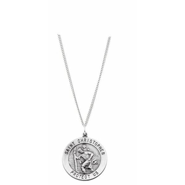 St. Christopher Medal Necklace